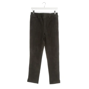 Repeat Hose 38 Grau (grau, Gr. 38) Veloursleder / Baumwolle - gebraucht, Damen elastischer Bund, seitliche Eingrifftaschen