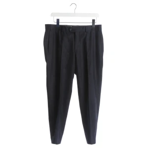 Hiltl Hose (blau, Gr. M) Wolle - gebraucht, Damen, Stoffhose mit Bundfalten & Gürtelschlaufen