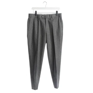 Hiltl Hose (grau, Gr. 50) Wolle - gebraucht, Damen, Stoffhose mit Bundfalten & Gürtelschlaufen