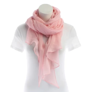 Dior Tücher (rosa) Seide - gebraucht, Schal mit Feine Saumnähte & Leicht transparentes Material