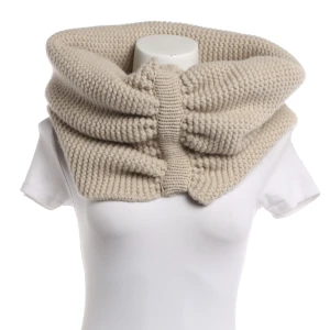 Bally Schals (beige) Wolle - gebraucht, Loop-Schal mit Grobstrick & Loop-Design
