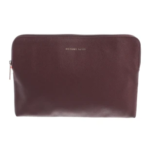 Michael Kors iPad Hülle (bordeaux) Leder - gebraucht, mit Saffiano-Leder & Goldfarbene Logo-Lettern