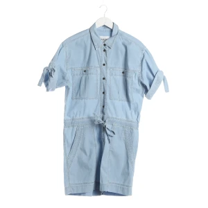 Isabel Marant Étoile Jumpsuits (blau, Gr. 36) Baumwolle - gebraucht, Playsuit mit Brusttaschen & Tunnelzug an der Taille