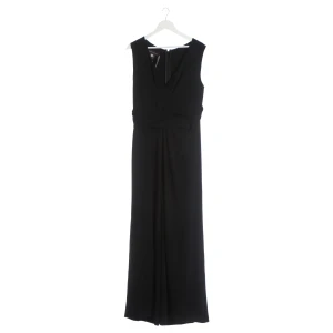 Talbot Runhof Jumpsuits (schwarz, Gr. 42) Triacetat / Polyester - gebraucht, Abend-Jumpsuit mit V-Ausschnitt & Ärmellos