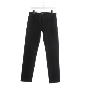 Fendi Hosen (navy, Gr. W33) Baumwolle - gebraucht, Stoffhose mit FF-Monogramm-Muster & Fendi Markenlogo am Bund