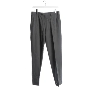 Aigner Hosen (grau, Gr. M) Wolle - gebraucht, Stoffhose mit Bügelfalte & Gürtelschlaufen