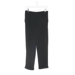 FFC Hosen (navy, Gr. 36) Polyester - gebraucht, Stoffhose mit Bundfalten & Umschlag am Beinsaum