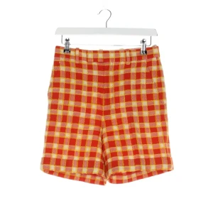 Gucci Shorts (orange, Gr. 32) Wolle - gebraucht, Damen Gürtelschlaufen, Seitliche Eingrifftaschen