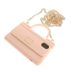 Dolce & Gabbana iPhone-Zubehör (beige) Sonstige Fasern - gebraucht, Handyhülle mit Goldfarbene Hardware & Abnehmbarer Schulterriemen