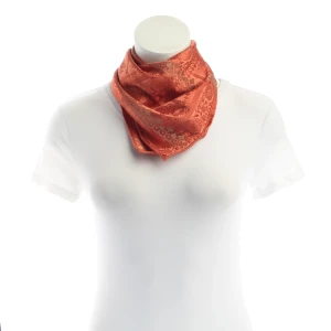 Dior Tücher (rot) Viskose - gebraucht, Schal mit Jacquard-Muster & Paisley-Muster