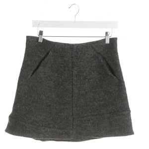Marni Röcke (grau, Gr. 32) Wolle - gebraucht, Minirock mit Eingrifftaschen & breiter Saum