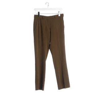 Etro Hosen (braun, Gr. 34) Triacetat - gebraucht, Stoffhose mit Gürtelschlaufen & Gesäßtasche mit Knopf