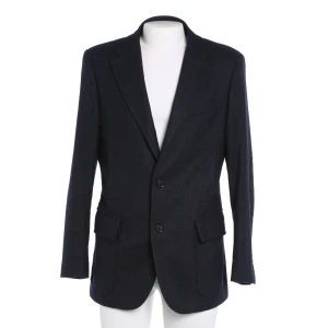 Fay Sakko 50 Navy (navy, Gr. 50) Baumwolle - gebraucht, Herren Fallendes Revers, Zwei-Knopf-Verschluss