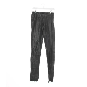 ARMA Hosen (grau, Gr. 36) Leder - gebraucht, Lederhose mit Reißverschluss & elastischer Bund