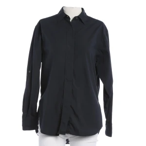 Closed Bluse XS Navy (navy, Gr. XS) Baumwolle - gebraucht, Damen verdeckte Knopfleiste, Hemdkragen