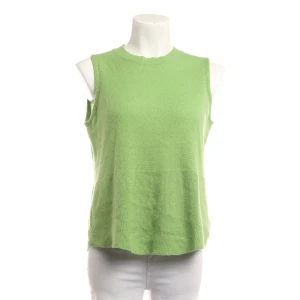 Allude Tops (grün, Gr. XS) Kaschmir - gebraucht, Stricktop mit Feinstrick & gerollter Saum am Ausschnitt