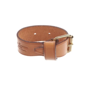 Louis Vuitton Anhänger (hellbraun) Leder - gebraucht, mit Prägendes Louis Vuitton Logo & Geprägte Schrift