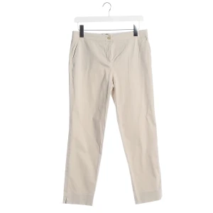 Etro Hosen (beige, Gr. 38) Baumwolle - gebraucht, mit Seitliche Eingrifftaschen & Paspeltaschen hinten