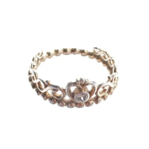 Pandora Prinzessinnen-Krone Ringe (gold) Metall - gebraucht, Ring mit Kronen-Design & Herz-Element