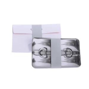 Gucci Postkarten (grau) Papier - gebraucht, mit Ikonischer Horsebit-Print & Set inklusive Umschlägen