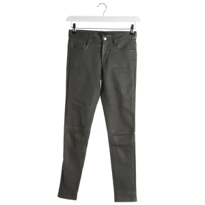 Joseph Hosen (grau, Gr. W32) Leder - gebraucht, Lederhose mit Knie-Teilungsnähte & Gürtelschlaufen
