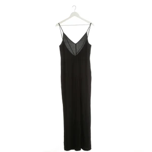 Ba&sh Jumpsuits (schwarz, Gr. 34) Viskose - gebraucht, mit Spaghettiträger & Mesh-Einsatz am Dekolleté
