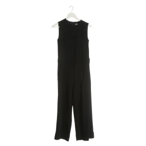 Sportmax Jumpsuits (schwarz, Gr. 32) Acetat - gebraucht, mit Weites Bein & Rückseitiger Reißverschluss