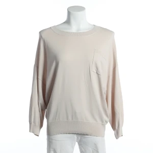 FFC Weitere Pullover (beige, Gr. M) Viskose - gebraucht, mit Brusttasche & Fledermausärmel