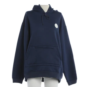 Kenzo Hoodie (navy, Gr. S) Baumwolle - gebraucht, mit Kapuze mit Kordelzug & Kängurutasche mit Zierblende
