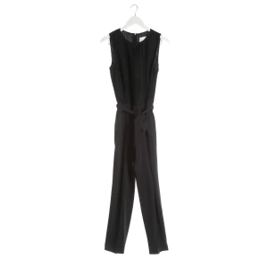 Hugo Boss Black Label Jumpsuits (navy, Gr. 38) Polyester / Spitze - gebraucht, Overall mit Gürtel zum Binden & Spitzeneinsätze am Oberteil