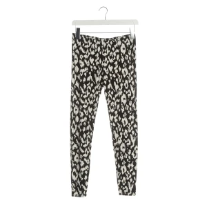 Juvia Hose S Schwarz (schwarz, Gr. S) Viskose - gebraucht, Damen Elastischer Bund, Allover-Leopardenmuster