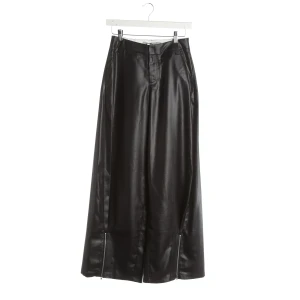 Didu Hosen (grau, Gr. XS) Polyimid - gebraucht, Palazzo-Hose mit Reißverschlüsse am Beinsaum & Gürtelschlaufen