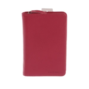 Longchamp Organiser Home (rosa) Leder - gebraucht, Terminplaner mit Ringbuchmechanik & Prägendes Markenlogo auf der Vorderseite