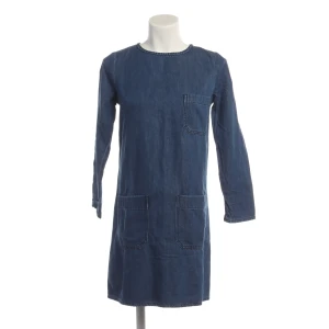 Closed Kleider (blau, Gr. XS) Baumwolle - gebraucht, Denimkleid mit Brusttasche & aufgesetzte Fronttaschen