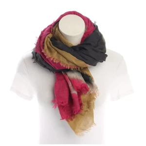 Etro Tücher (mehrfarbig) Modal - gebraucht, Schal mit Fransen an den Kanten & Mehrfarbiges Farbverlauf-Design
