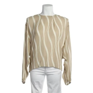 Totême Bekleidung (beige, Gr. S) Viskose - gebraucht, mit Häkchen zum Schließen am Rücken & Gekräuselte Ärmelabschlüsse