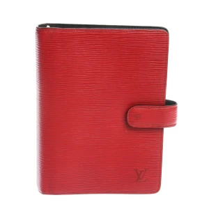 Louis Vuitton Agenda Home (rot) Leder - gebraucht, Organiser mit Epi-Leder & LV-Logo-Prägung