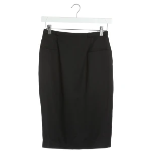 Dior Röcke (schwarz, Gr. 36) Wolle / Seide - gebraucht, Bleistiftrock mit Reißverschluss & Knopfverschluss