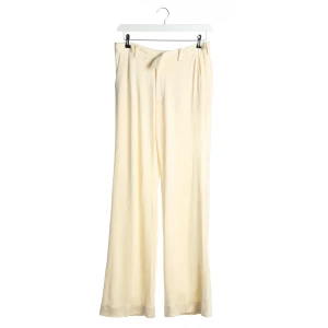 Marni Hosen (beige, Gr. 38) Viskose - gebraucht, Stoffhose mit Gürtelschlaufen & Gesäßtaschen