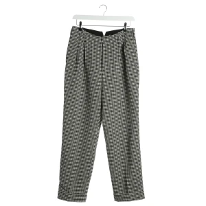 Marni Hosen (schwarz, Gr. 36) Wolle - gebraucht, Stoffhose mit Hahnentrittkaro-Muster & Bundfalten