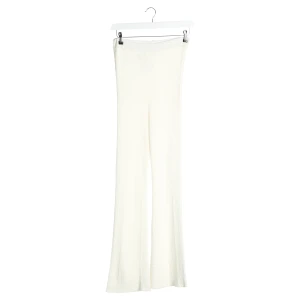 Aeron Hosen (weiß, Gr. M) Viskose - gebraucht, Strickhose mit Rippstrick & elastischer Bund