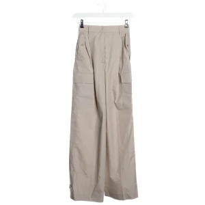 Prada Hosen (beige, Gr. 30) Baumwolle - gebraucht, Stoffhose mit Cargo-Taschen & Gürtelschlaufen