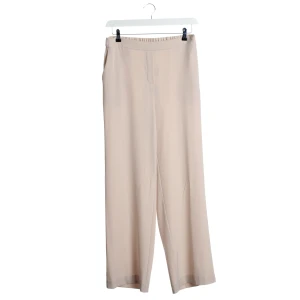 FFC Hosen (beige, Gr. 40) Polyester - gebraucht, Stoffhose mit Elastischer Bund & Weites Bein