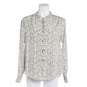 Closed Bluse S Beige (beige, Gr. S) Seide - gebraucht, Damen Bindeband am Kragen, Knopfleiste