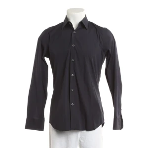 Prada Hemden (navy, Gr. 39) Baumwolle - gebraucht, mit Klassischer Kragen & Knopfleiste