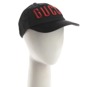 Gucci Cap (schwarz, Gr. L) Baumwolle - gebraucht,