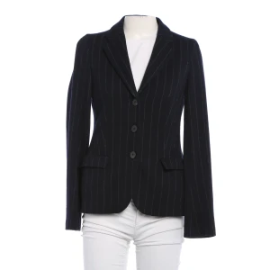 Odeeh Blazer (navy, Gr. 36) Wolle - gebraucht, mit Nadelstreifen & Reverskragen