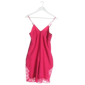Maje Jumpsuits (rosa, Gr. 36) Polyester / Spitze - gebraucht, Damen Spitzenbesatz am Saum, Spaghettiträger