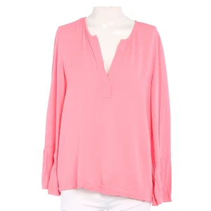 Bloom Bluse 36 Rosa (rosa, Gr. 36) Viskose - gebraucht, Damen Rüschen an den Ärmelenden, Trompetenärmel
