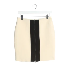 Carven Rock 38 Beige (beige, Gr. 38) Viskose - gebraucht, Damen durchgehender Reißverschluss auf der Vorderseite, Zwei-Wege-Reißverschluss
